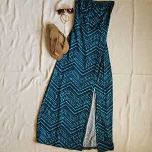 Strapless Maxi Dress